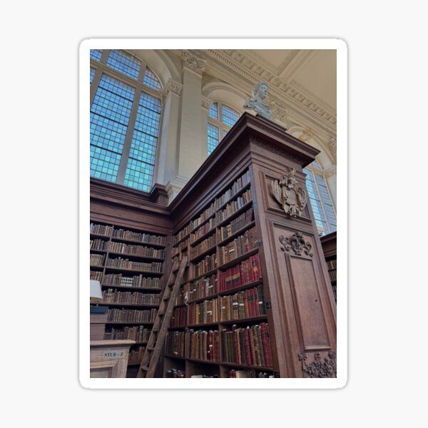 Library at Cambridge University Sticker
