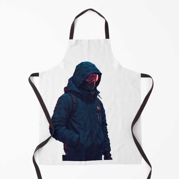 Item preview, mysterious figure dark hoodie goggles stealth intrigue designed and sold by ART ATTACK ZONE.