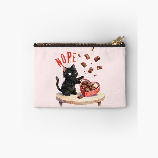 Item preview, Anti Valentine Black Cat designed and sold by chillaxcats.