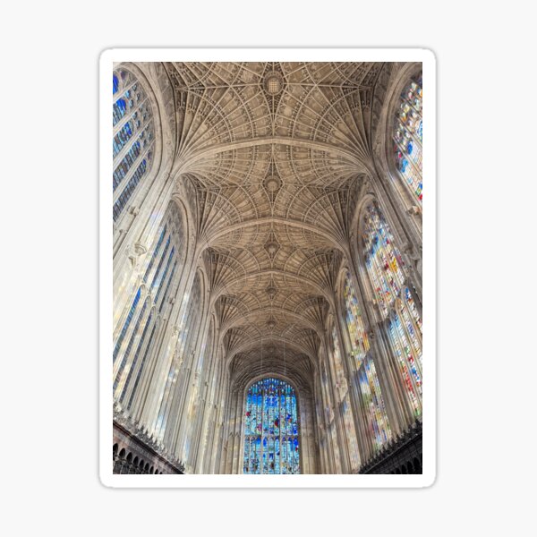 Picture of Cambridge's King's Chapel Sticker