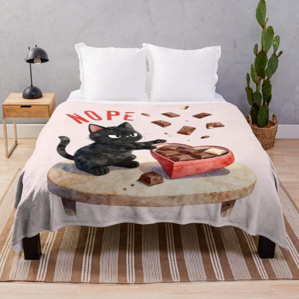 Item preview, Anti Valentine Black Cat designed and sold by chillaxcats.