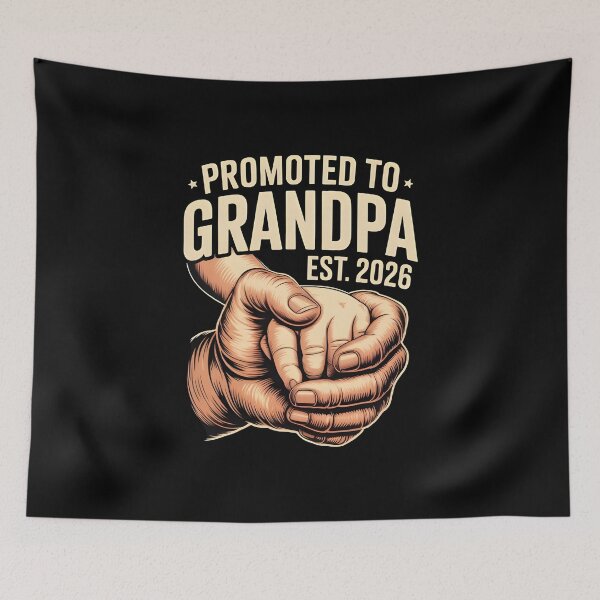 Item preview, Copy of Promoted to Grandpa Est. 2026 Baby Announcement Grandpa designed and sold by MizoX7.