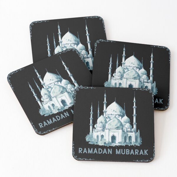 Item preview, Ramadan Mubarak Islamic Calligraphy Design for Muslim Holy Month designed and sold by PixelWaveBD.