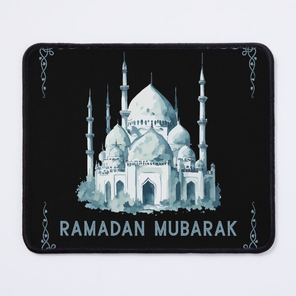 Item preview, Ramadan Mubarak Islamic Calligraphy Design for Muslim Holy Month designed and sold by PixelWaveBD.