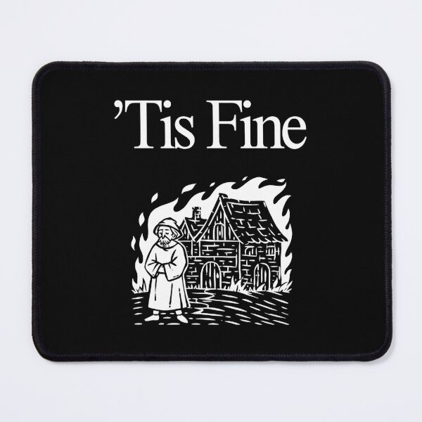 Item preview, Burning Castle Tis Fine designed and sold by SignumShop.