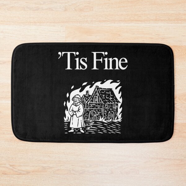 Item preview, Burning Castle Tis Fine designed and sold by SignumShop.