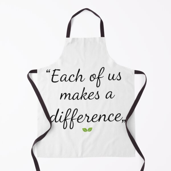 Item preview, Each One of Us Makes a Difference Inspirational Text Design designed and sold by AlienTechs.