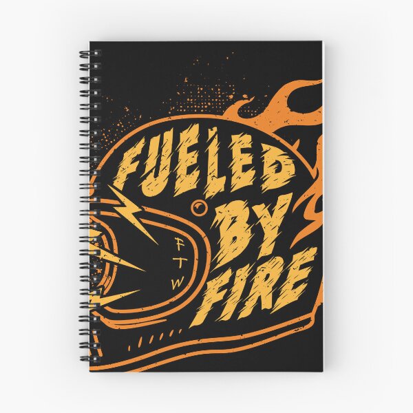Item preview, Fueled by Fire – Vintage Biker Helmet Flames designed and sold by kosongxlima.