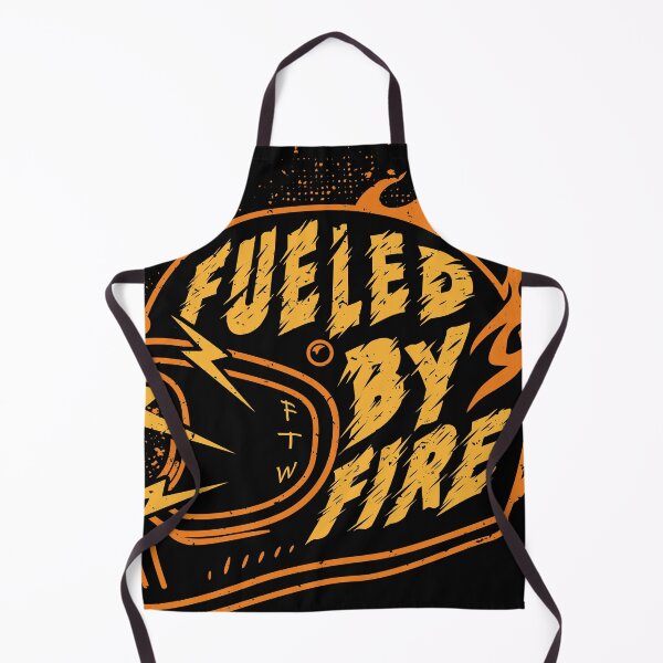 Item preview, Fueled by Fire – Vintage Biker Helmet Flames designed and sold by kosongxlima.