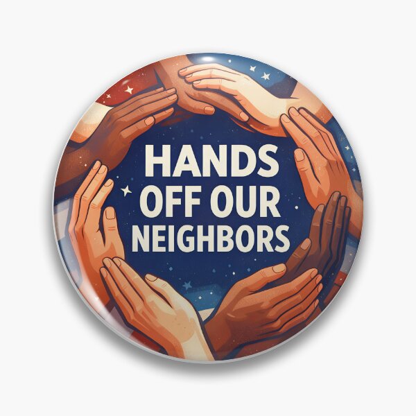 Item preview, Hands Off Our Neighbors - Community Solidarity - Ice Out 2026 - Abolish ICE designed and sold by Velustro Shop.