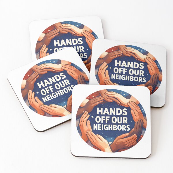 Item preview, Hands Off Our Neighbors - Community Solidarity - Ice Out 2026 - Abolish ICE designed and sold by Velustro Shop.