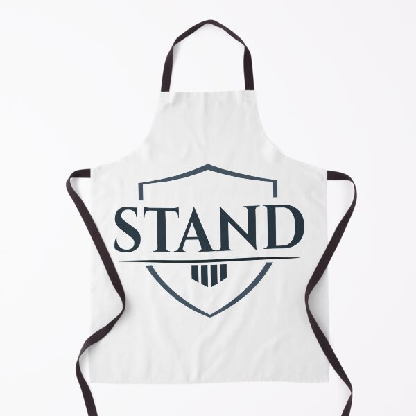 Item preview, Stand Firm Shield Minimalist Christian Typography Art designed and sold by FunFitLife Studio.