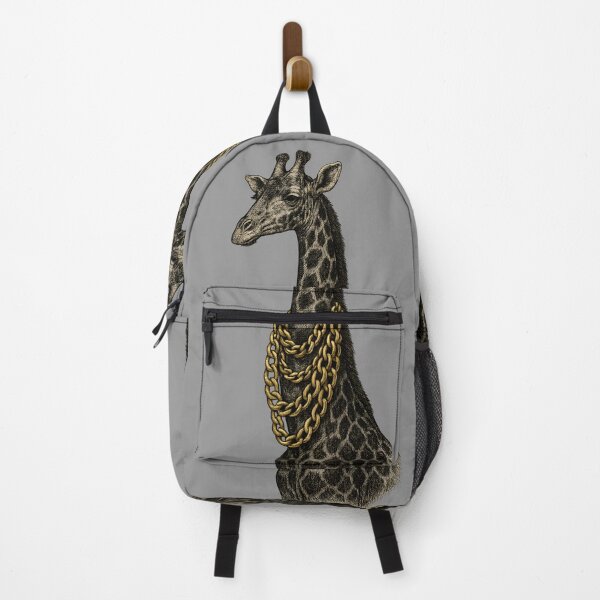 Item preview, Drip Giraffe Gold Chain Animal Street Art designed and sold by Shoot-The-Moon.