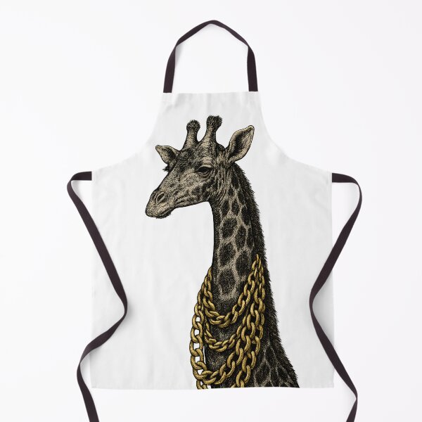 Item preview, Drip Giraffe Gold Chain Animal Street Art designed and sold by Shoot-The-Moon.