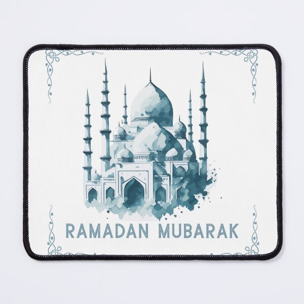 Item preview, Ramadan Mubarak Islamic Calligraphy Design | Muslim Holy Month Art designed and sold by PixelWaveBD.