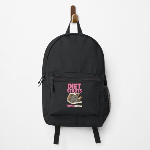Item preview, Diet Starts Tomorrow – Funny Lazy Cat Humor designed and sold by Taans-Creation.