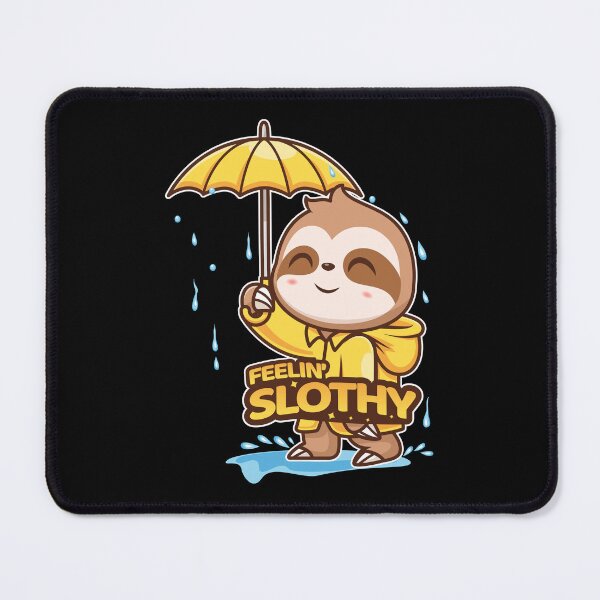 Item preview, Cute Sloth in Raincoat – Feelin’ Slothy Umbrella Sloth Design designed and sold by NicolasMar.