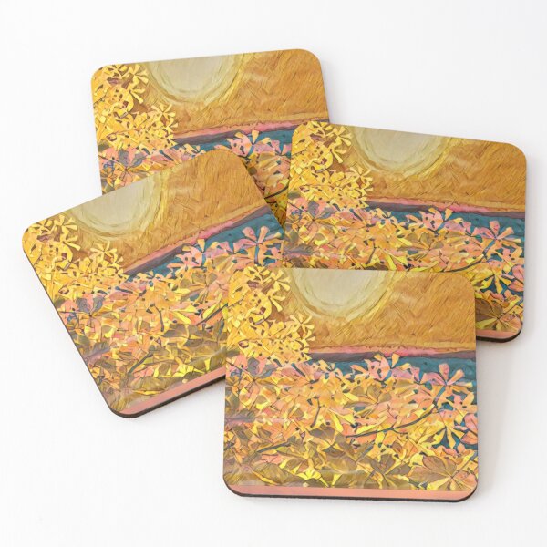 Item preview, Setting Sun with Tree Branches  designed and sold by oh-bi-me.