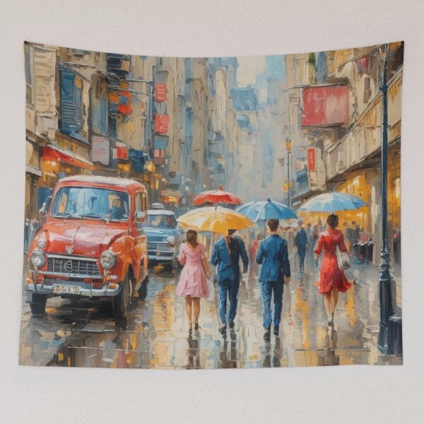 Item preview, Walking in the drizzle designed and sold by sid1802.
