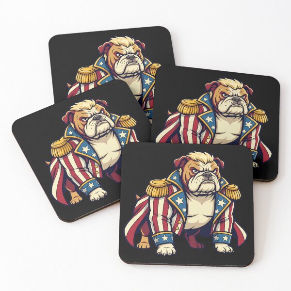 Item preview, American Bulldog Rhodes - The Grumpy Nightmare Wrestling Mascot designed and sold by The Grumpy Pet Club.