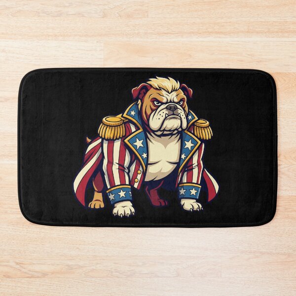 Item preview, American Bulldog Rhodes - The Grumpy Nightmare Wrestling Mascot designed and sold by The Grumpy Pet Club.