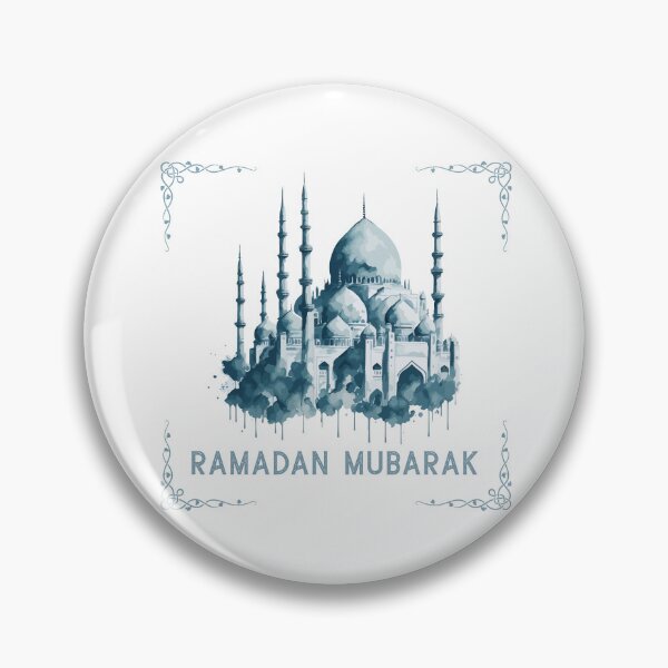 Item preview, Ramadan Mubarak Islamic Calligraphy Design | Muslim Holy Month Art designed and sold by PixelWaveBD.