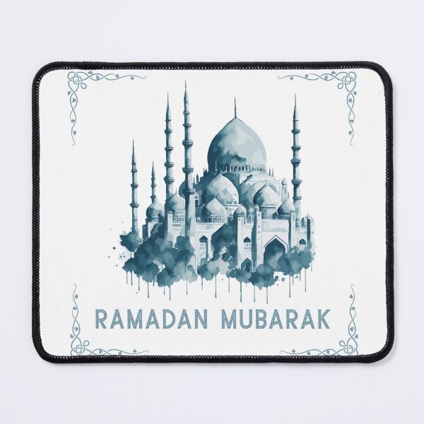 Item preview, Ramadan Mubarak Islamic Calligraphy Design | Muslim Holy Month Art designed and sold by PixelWaveBD.
