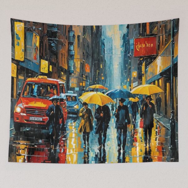 Item preview, Walking in the drizzle designed and sold by sid1802.