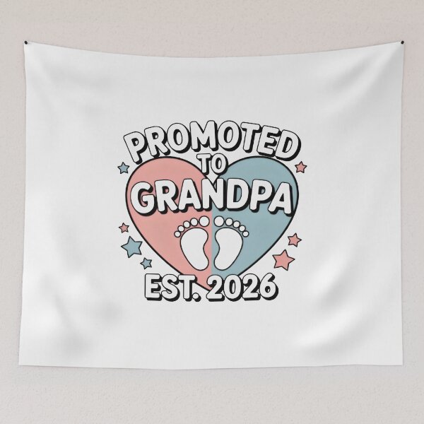 Item preview, Copy of Promoted to Grandpa Est. 2026 Baby Announcement Grandpa designed and sold by MizoX7.