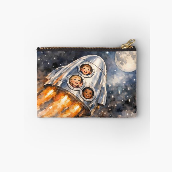 Item preview, Children in a Rocketship Adventure designed and sold by cuprum.