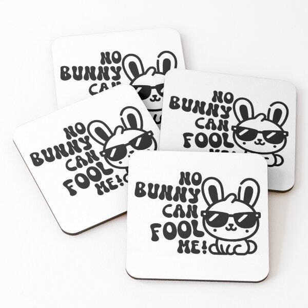 Item preview, No Bunny Can Fool Me – Funny April Fools Day Bunny Pun Design designed and sold by FloraliteCo.