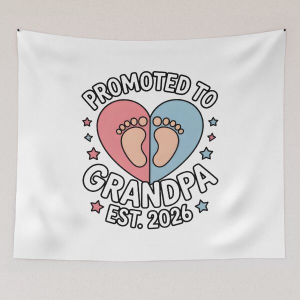 Item preview, Copy of Promoted to Grandpa Est. 2026 Baby Announcement Grandpa designed and sold by MizoX7.
