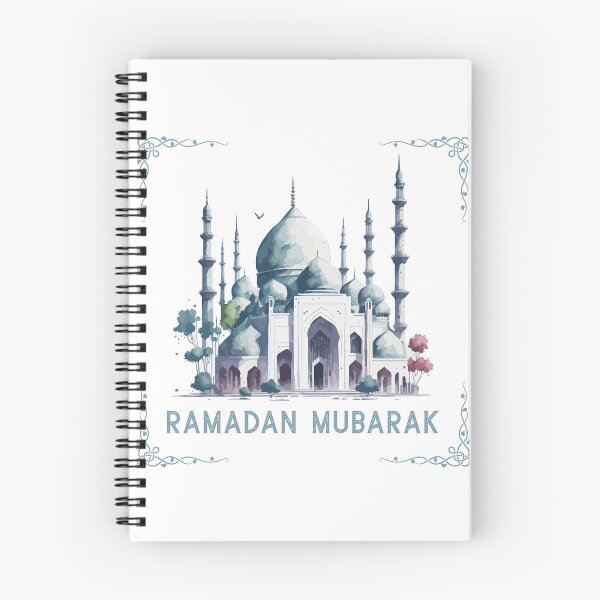 Item preview, Ramadan Mubarak Islamic Calligraphy Wall Art & Gift Design designed and sold by PixelWaveBD.