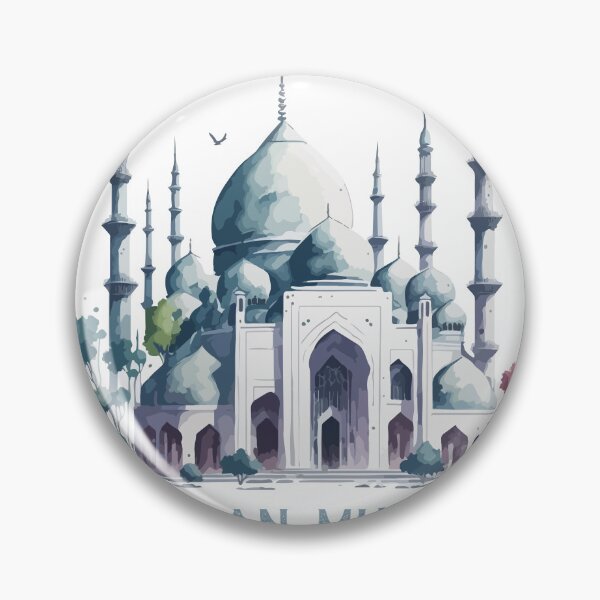 Item preview, Ramadan Mubarak Islamic Calligraphy Wall Art & Gift Design designed and sold by PixelWaveBD.