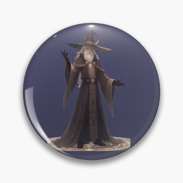 Item preview, Powerful dark wizard fullbody anime style designed and sold by Danime Planet.