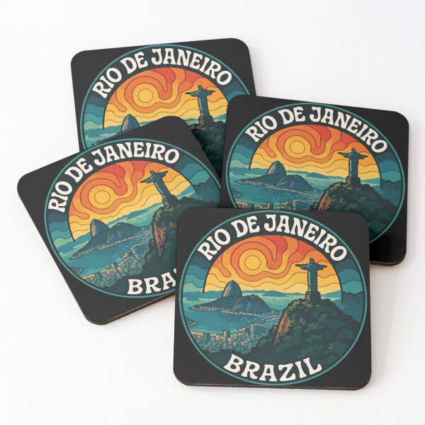 Item preview, Rio De Janeiro Brazil Trippy Art Travel designed and sold by TomFrontierArt.