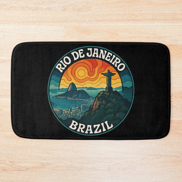 Item preview, Rio De Janeiro Brazil Trippy Art Travel designed and sold by TomFrontierArt.