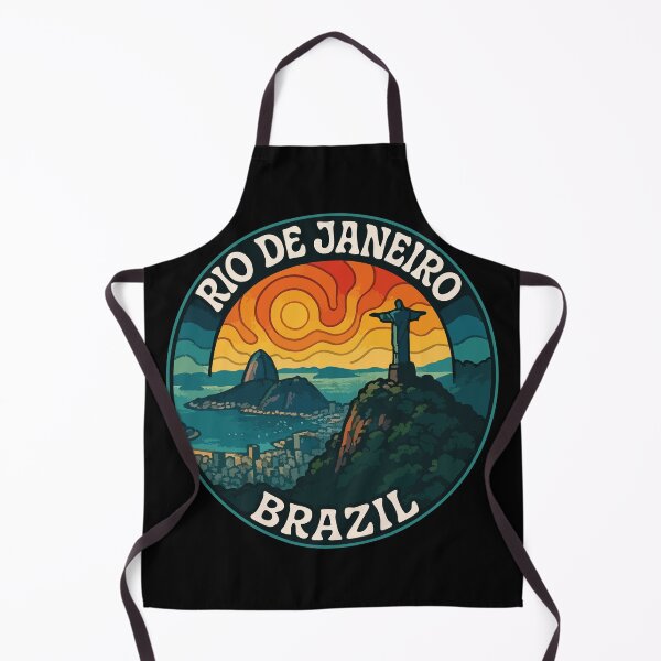 Item preview, Rio De Janeiro Brazil Trippy Art Travel designed and sold by TomFrontierArt.