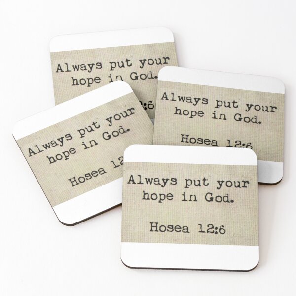 Item preview, Hosea 12:6 designed and sold by di-Vera-Rosati.