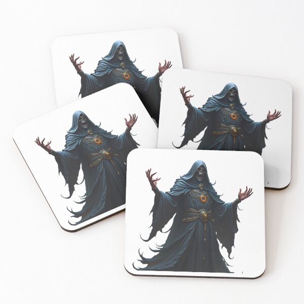 Item preview, sorceress clad dark robes dark magic power elegance designed and sold by ART ATTACK ZONE.