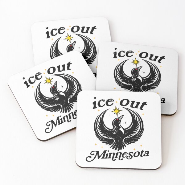 Item preview, Minneapolis Loon Resist Symbol - ICE OUT MINNESOTA designed and sold by borenclolahroy.