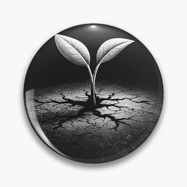 Item preview, Grit Motivation Quote – Turning Challenges Into Progress | Minimalist Growth Art designed and sold by Orbit&Ink.
