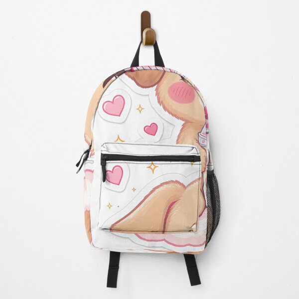 Item preview, Kawaii Puppy Drinking Strawberry Boba – Cute Chibi Dog Bubble Tea Sticker Pink Hearts Aesthetic designed and sold by Furfolkz.