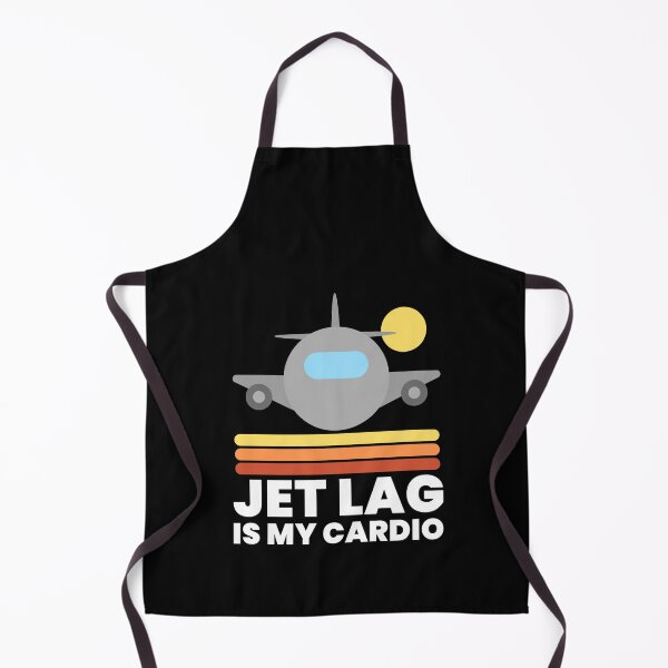 Item preview, Jet Lag Is My Cardio - Funny Travel Humor designed and sold by Shape Snip Studio.