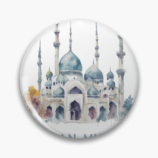 Item preview, Ramadan Mubarak Islamic Calligraphy Design for Muslim Home Decor & Gifts designed and sold by PixelWaveBD.