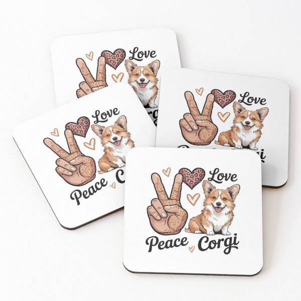 Item preview, Peace Love Corgi Animal Lover Pet Dog Puppy Owner Men Women designed and sold by angolinnArt.