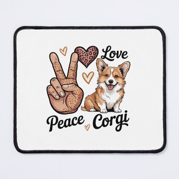Item preview, Peace Love Corgi Animal Lover Pet Dog Puppy Owner Men Women designed and sold by angolinnArt.