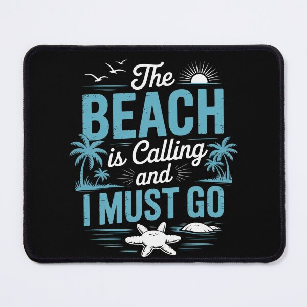Item preview, The Beach Is Calling And I Must Go Beach Vacation Summer  designed and sold by joyouartArt.