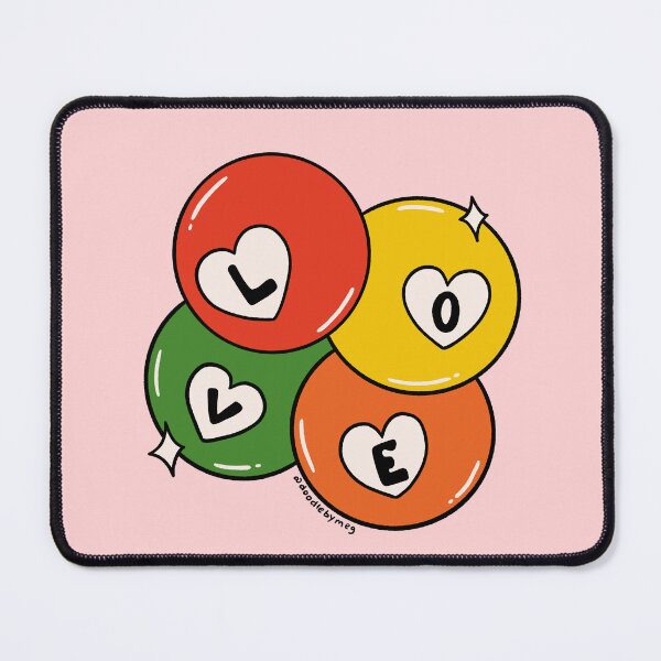 Item preview, Love Pool Balls designed and sold by doodlebymeg.