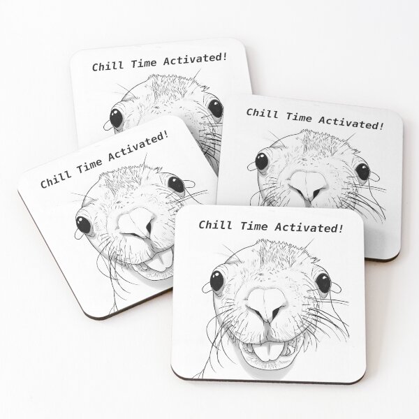 Item preview, Chill Mode Activated – Funny Sea Lion Meme Caricature designed and sold by HarmonicBrush.